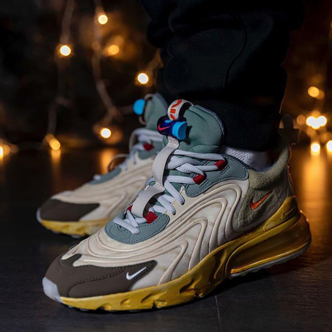 Travis Scott × NIKE の AIR MAX 270 REACT “Cactus Trails” が発売