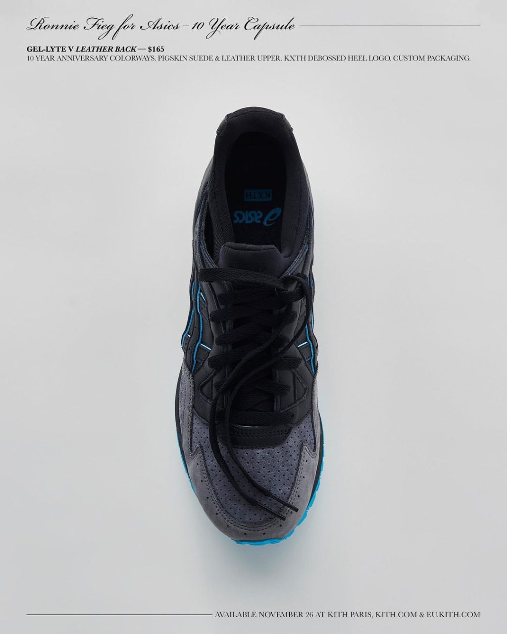 KITH × ASICS の GEL-LYTE 5 "Leather Back" が発売