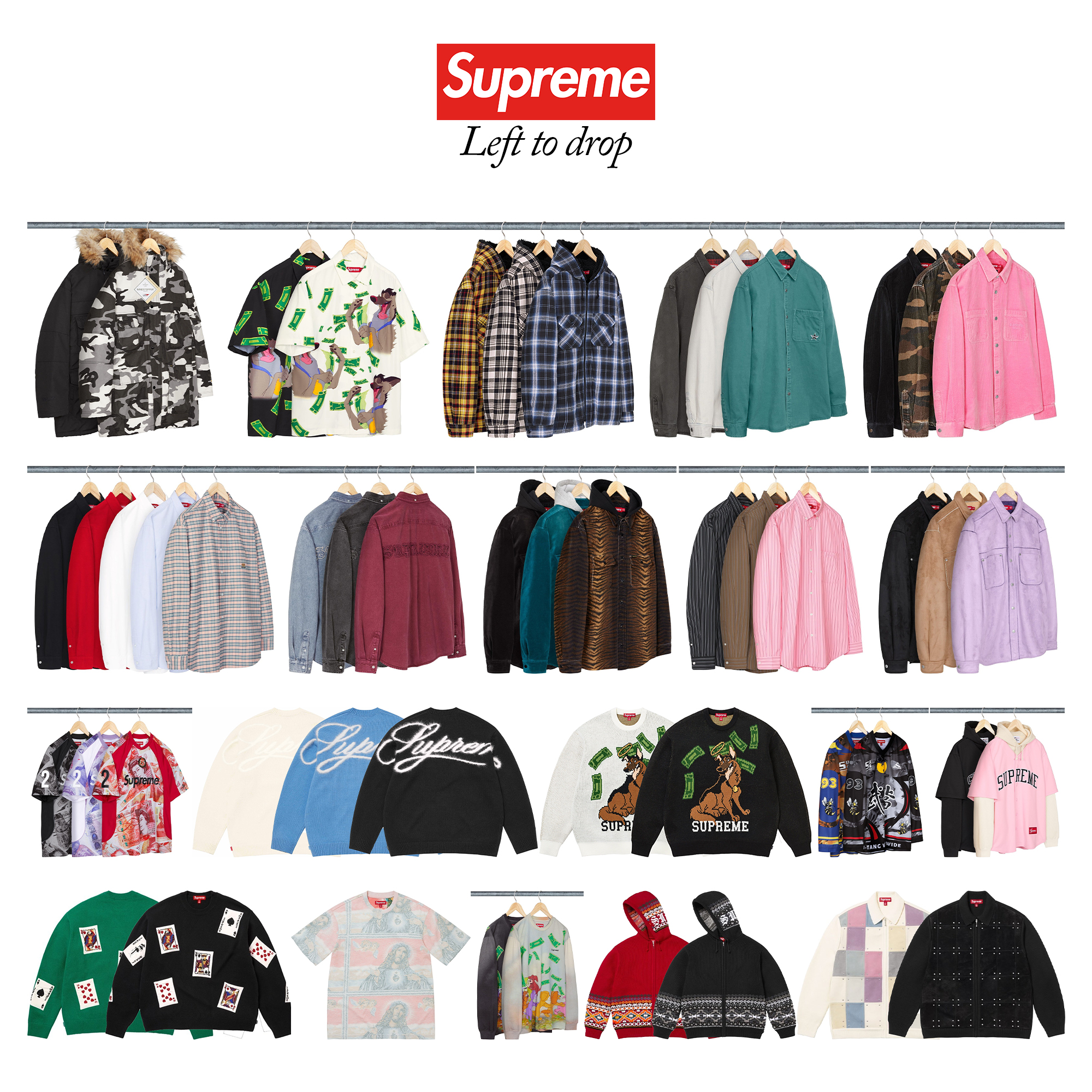 Supreme 2025年秋冬コレクションにおける残りの販売アイテム一覧が公開