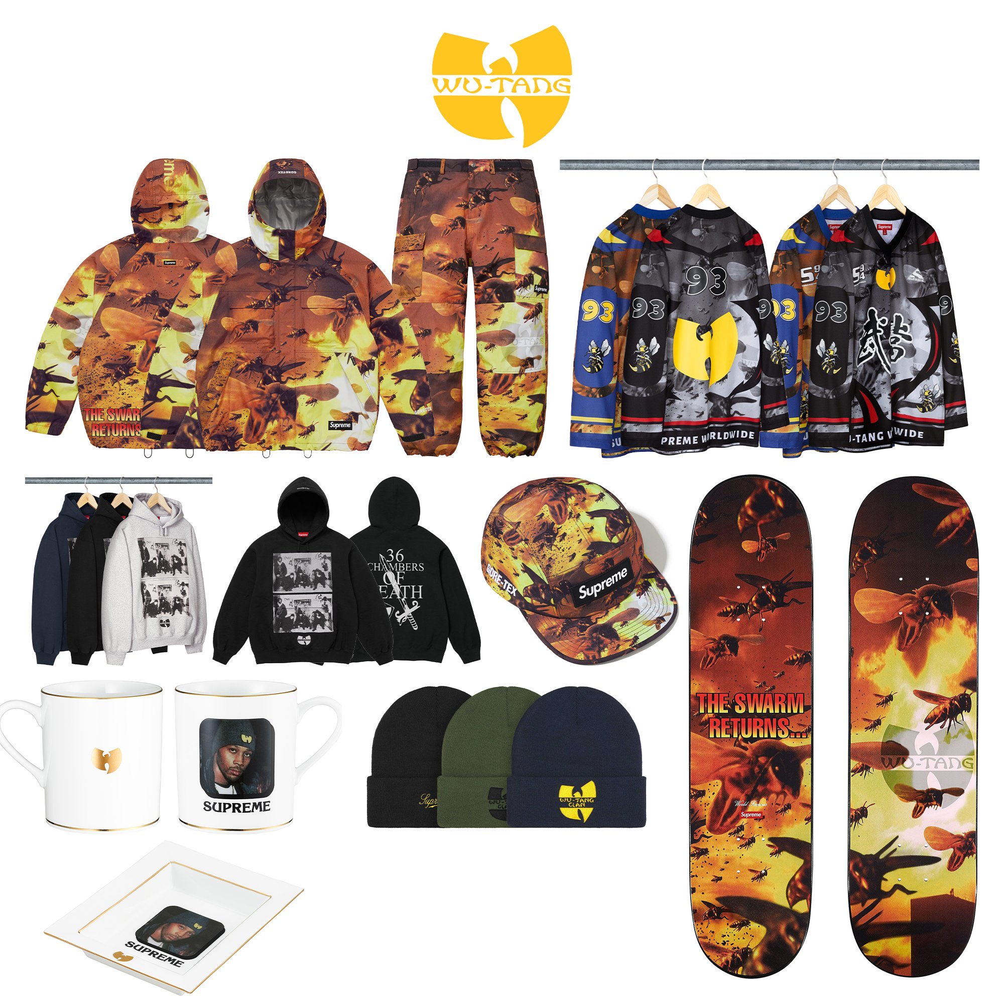 Supreme × Wu-Tang Clan が今週発売予定