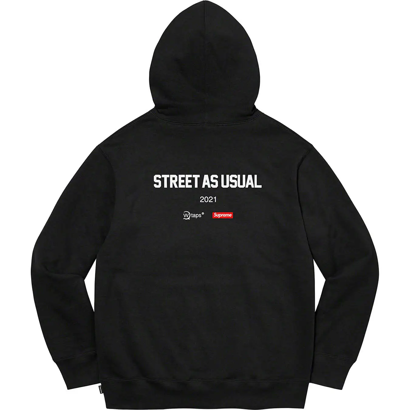 Supreme × WTAPS の Sic'em! Hooded Sweatshirt "Black" が発売