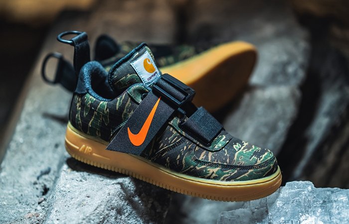 Carhartt WIP x NIKE の AIR FORCE 1 UTILITY LOW "Camo" が発売