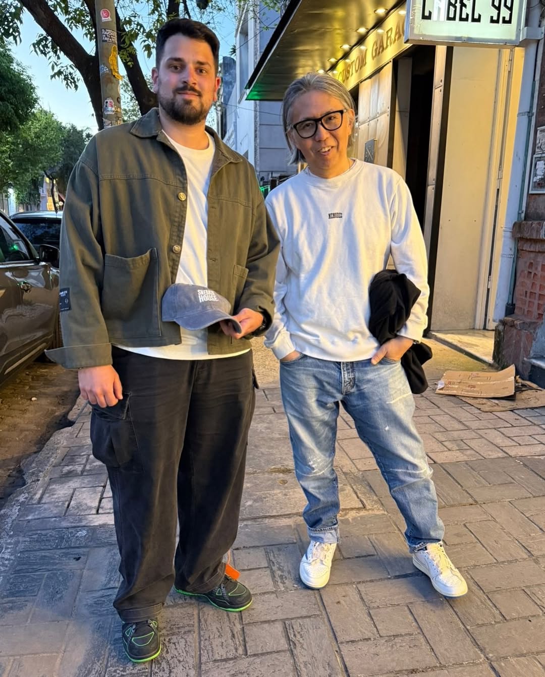 藤原ヒロシ が Travis Scott × fragment design × NIKE AIR JORDAN 1 LOW を着用