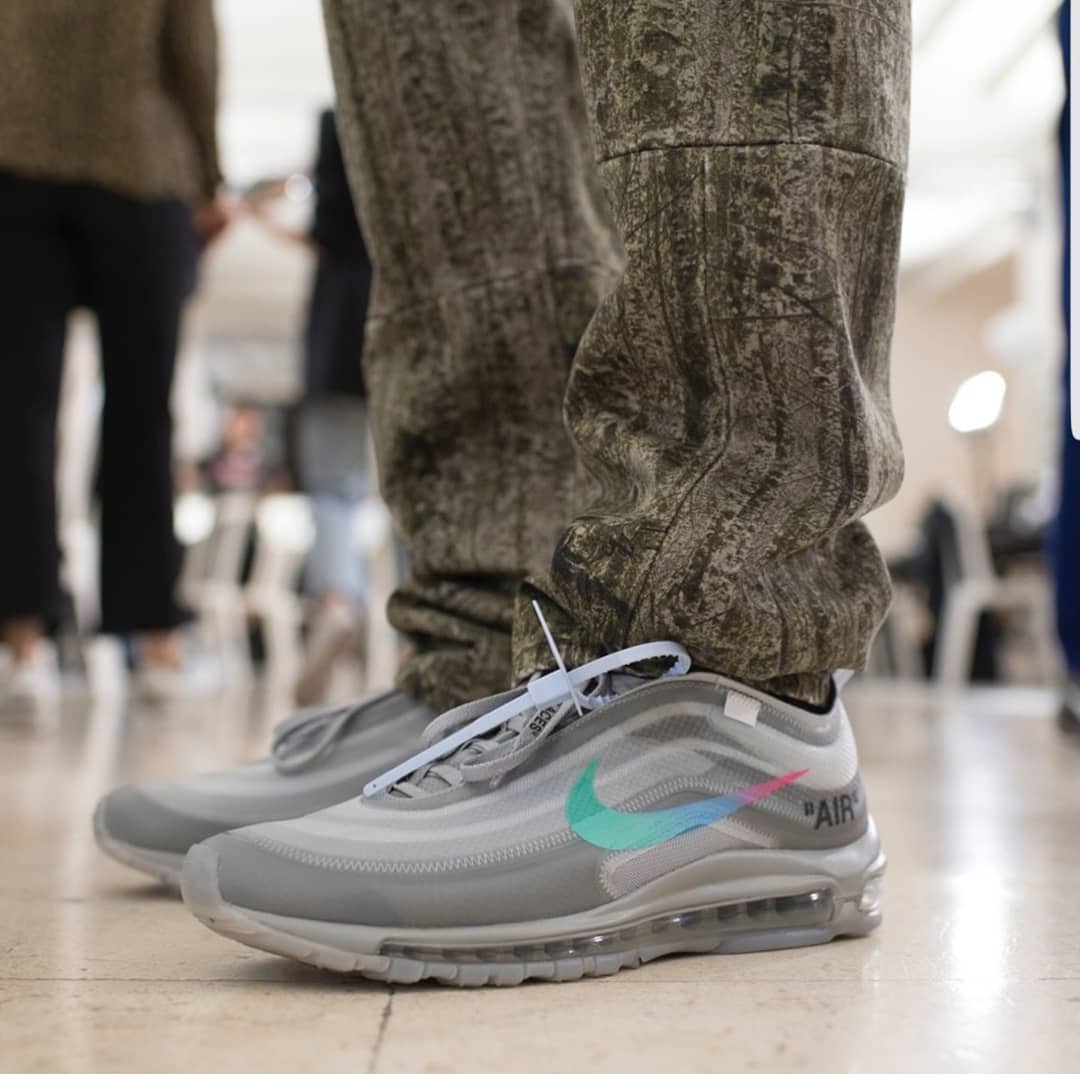 Off-White™ × NIKE の AIR MAX 97 “Grey” が発売