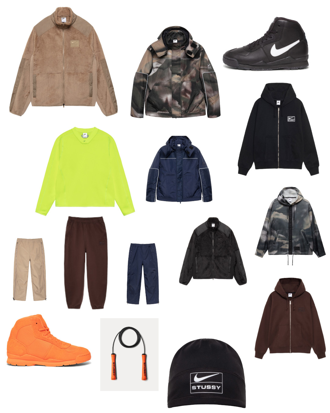 Stüssy × NIKE BALTORO コレクションのアイテム画像が公開