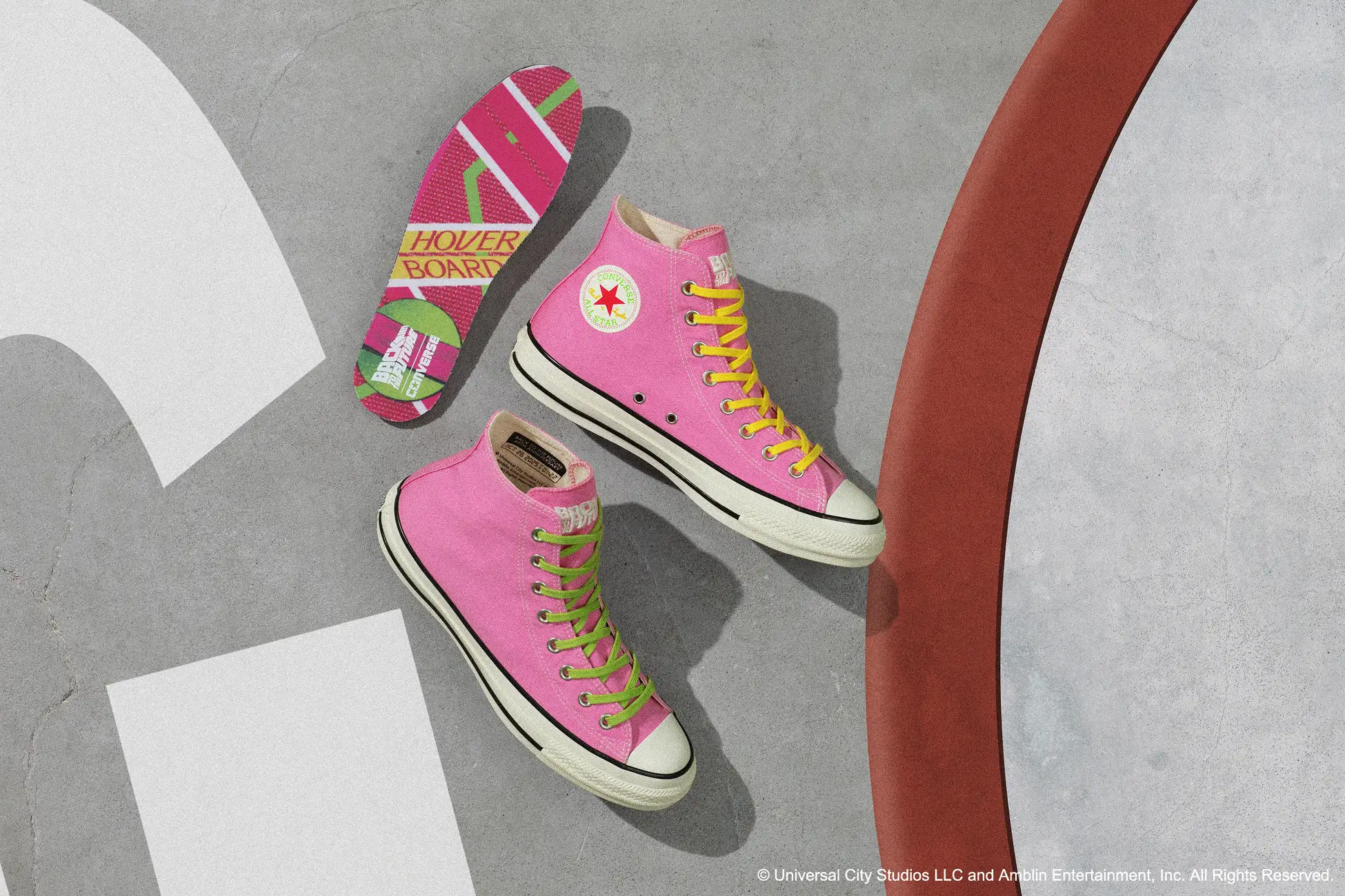 BACK TO THE FUTURE × CONVERSE による新作コラボスニーカーの先行予約が開始