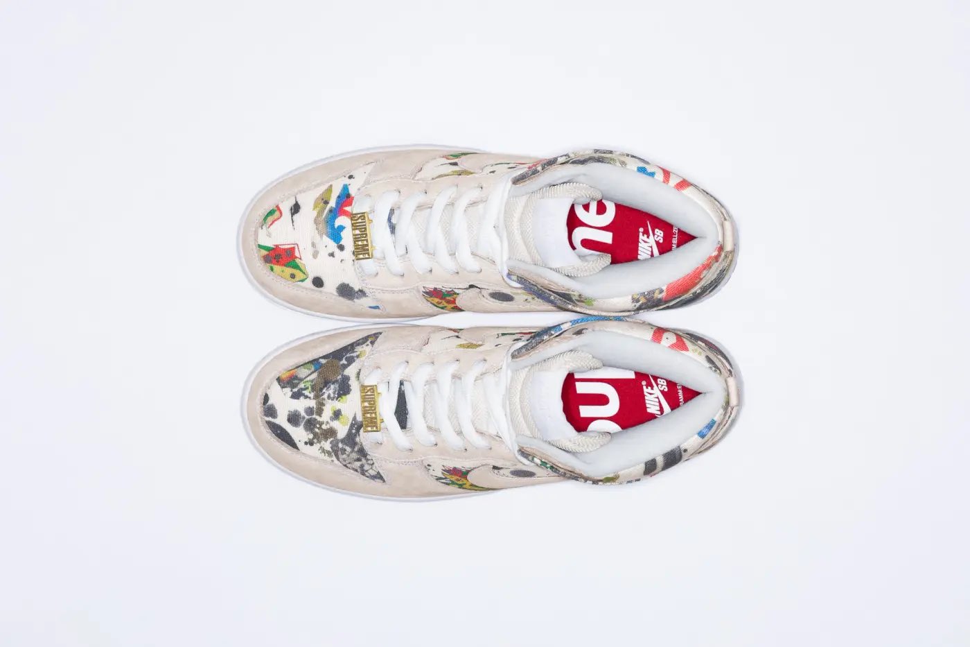 Supreme x NIKE SB の DUNk HIGH "Rammellzee" が発売