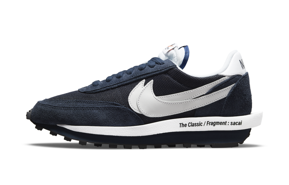fragment design × sacai × NIKE の LD Waffle "Blackended Blue" が発売
