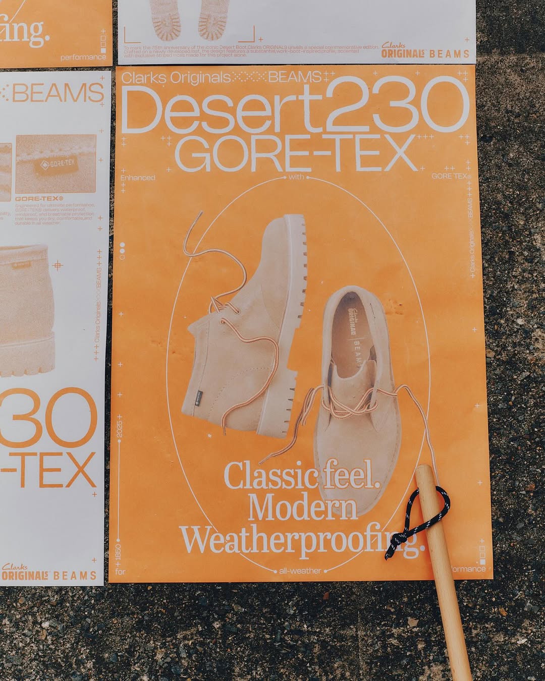 BEAMS × Clarks Originals の Desert 230 GTX が10月25日(土)発売