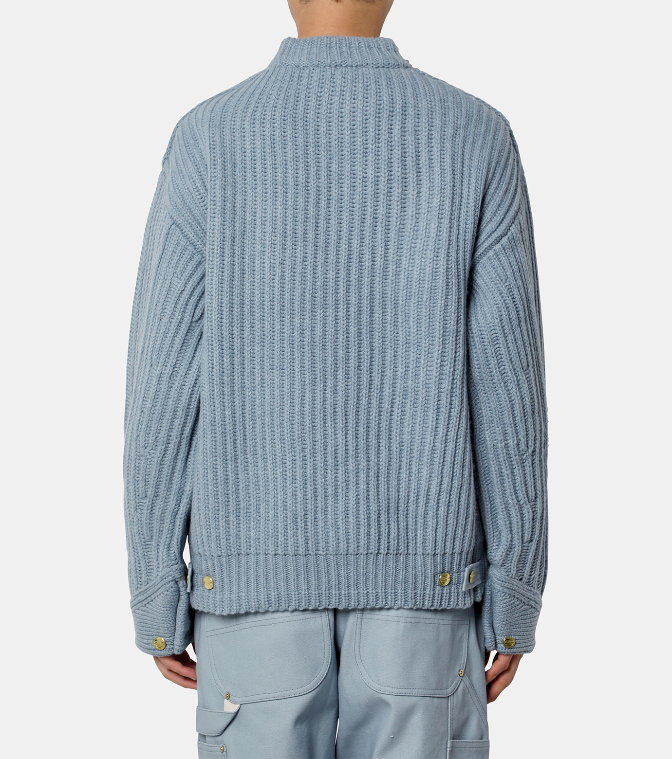 sacai × Carhartt WIP の Knit Pullover Detroit が発売