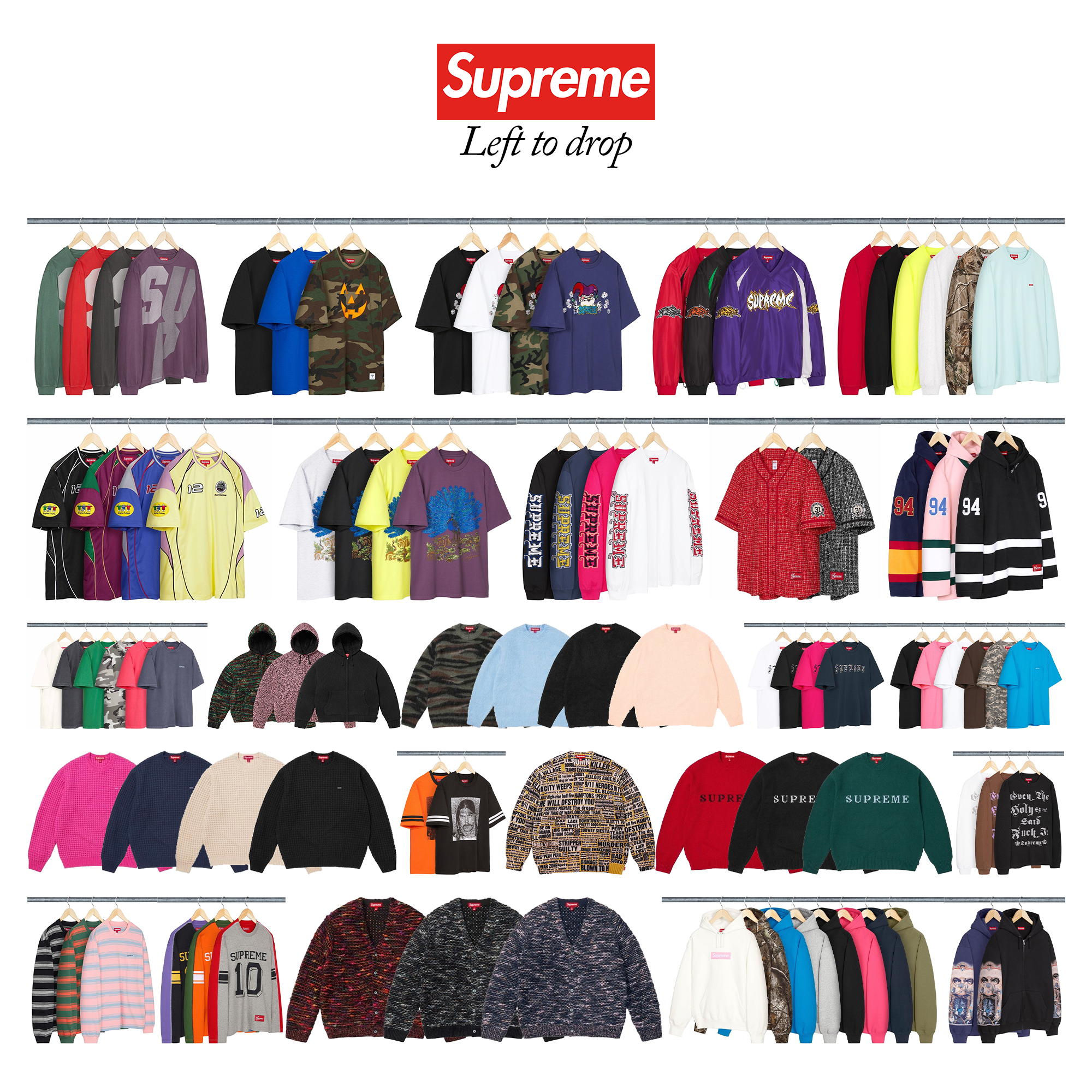 Supreme 2025年秋冬コレクションにおける残りの販売アイテム一覧が公開