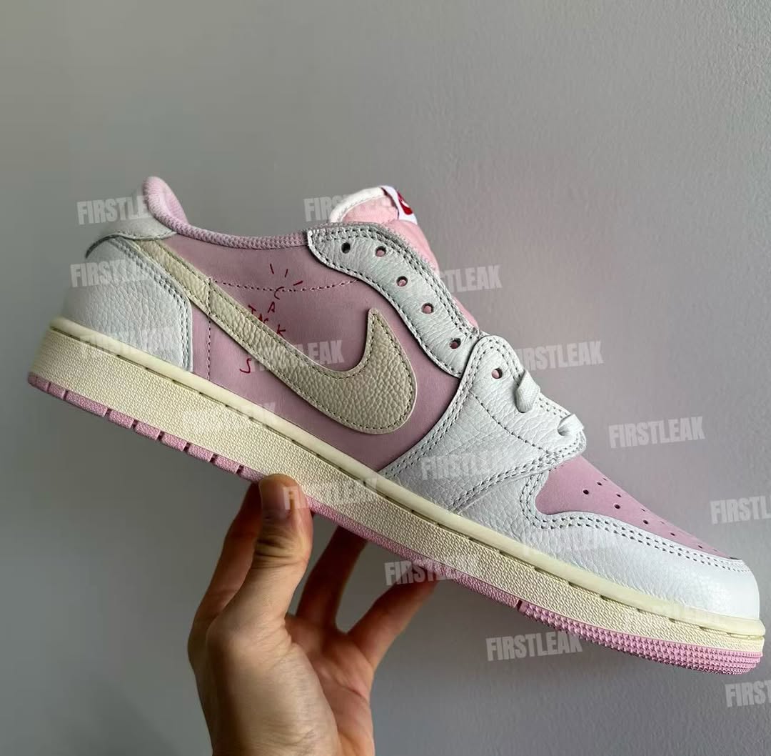 Travis Scott × NIKE AIR JORDAN 1 LOW “Shy Pink” が2026年夏に発売予定