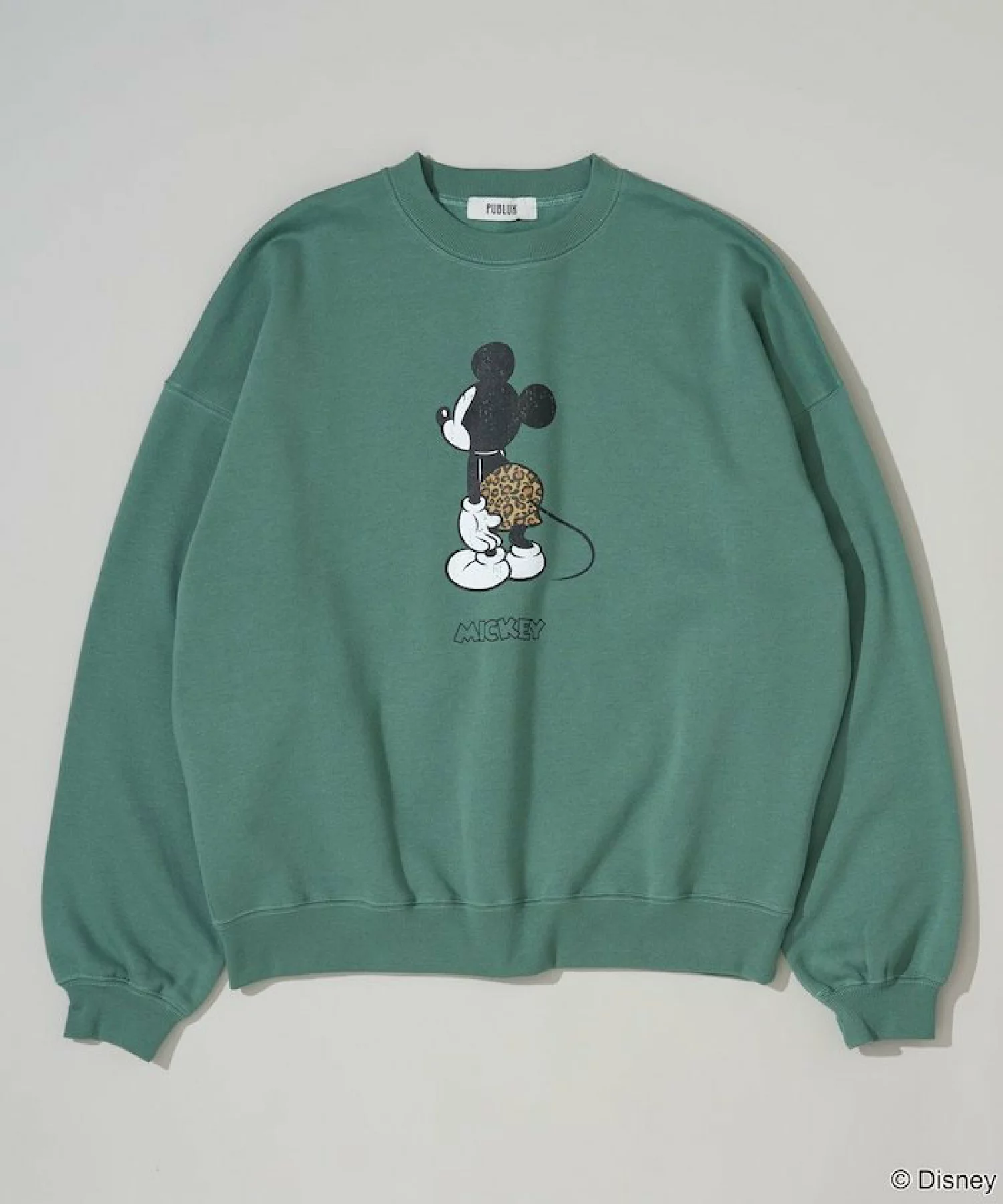 PUBLUX × Mickey Mouse の Graphic Sweat が発売