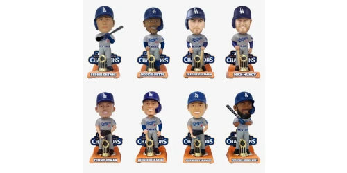 大谷翔平 ら8選手が集結したドジャース のワールドチャンピオン記念 ボブルヘッドが発売