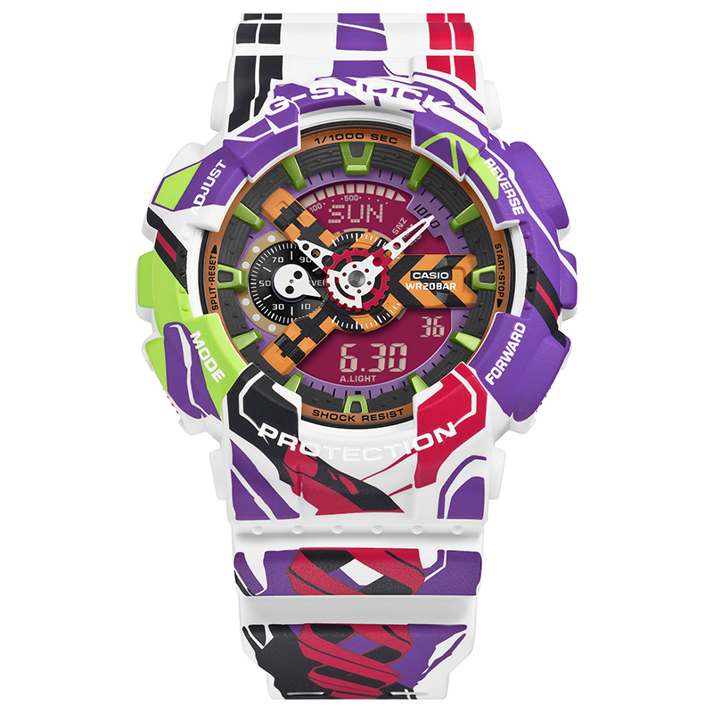 新世紀エヴァンゲリオン × G-SHOCK の GA-110EVA30-7AJR が10月17日(金)発売