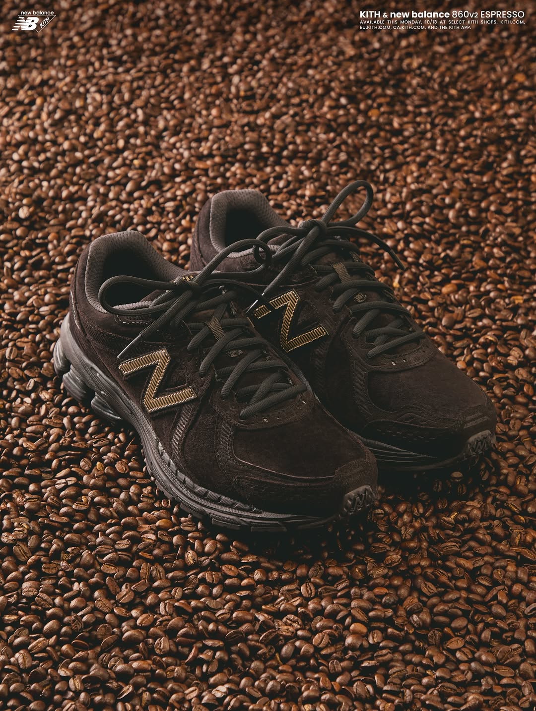 KITH × New Balance 860v2 "Espresso" が10月13日(月)発売