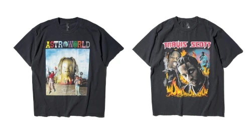 Travis Scott のオフィシャルライセンスTシャツが発売