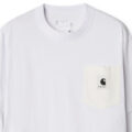 sacai × Carhartt WIP の L/S T-Shirt “White” が発売