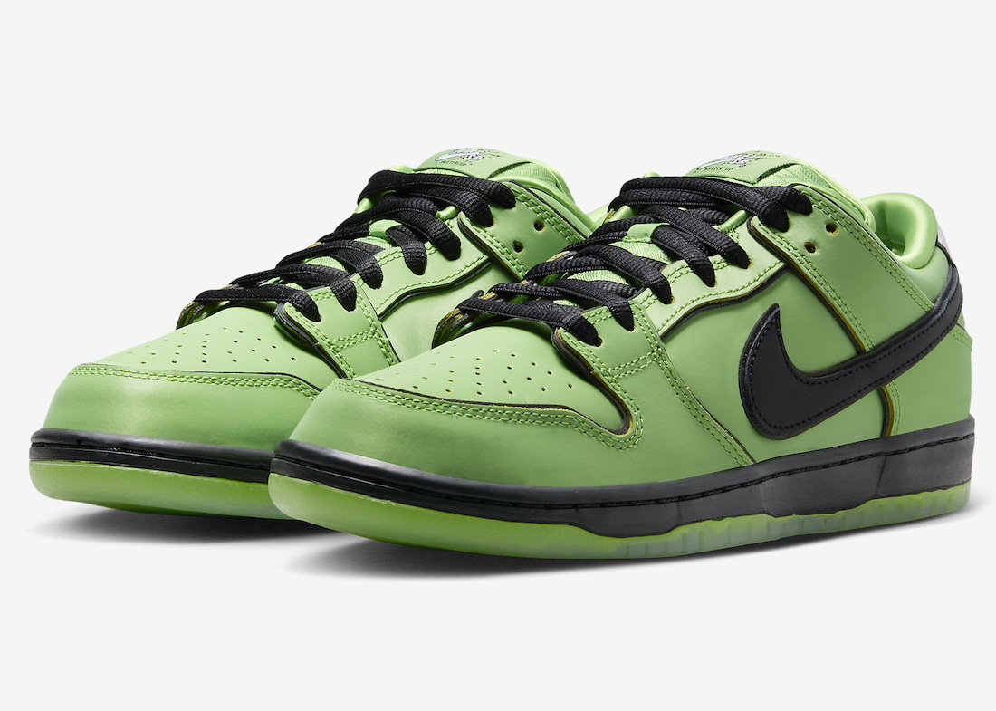 The Powerpuff Girls × NIKE SB の DUNK LOW “Buttercup” が発売