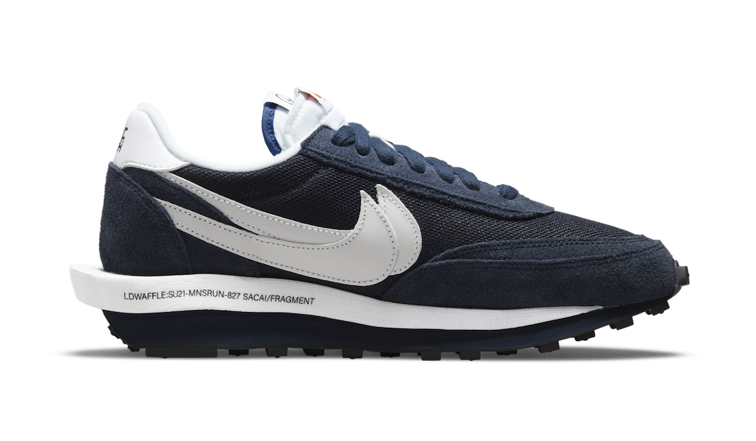 fragment design × sacai × NIKE の LD Waffle "Blackended Blue" が発売