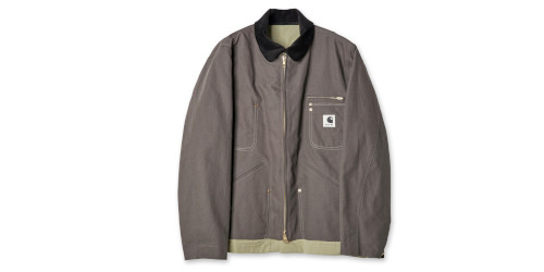 sacai × Carhartt WIP の Reversible Jacket "Gray" が発売