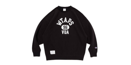 WTAPS x Champion の Academy Crew Neck CTPL "Black" が発売
