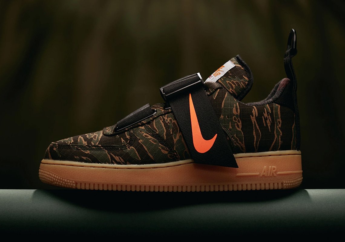 Carhartt WIP x NIKE の AIR FORCE 1 UTILITY LOW "Camo" が発売