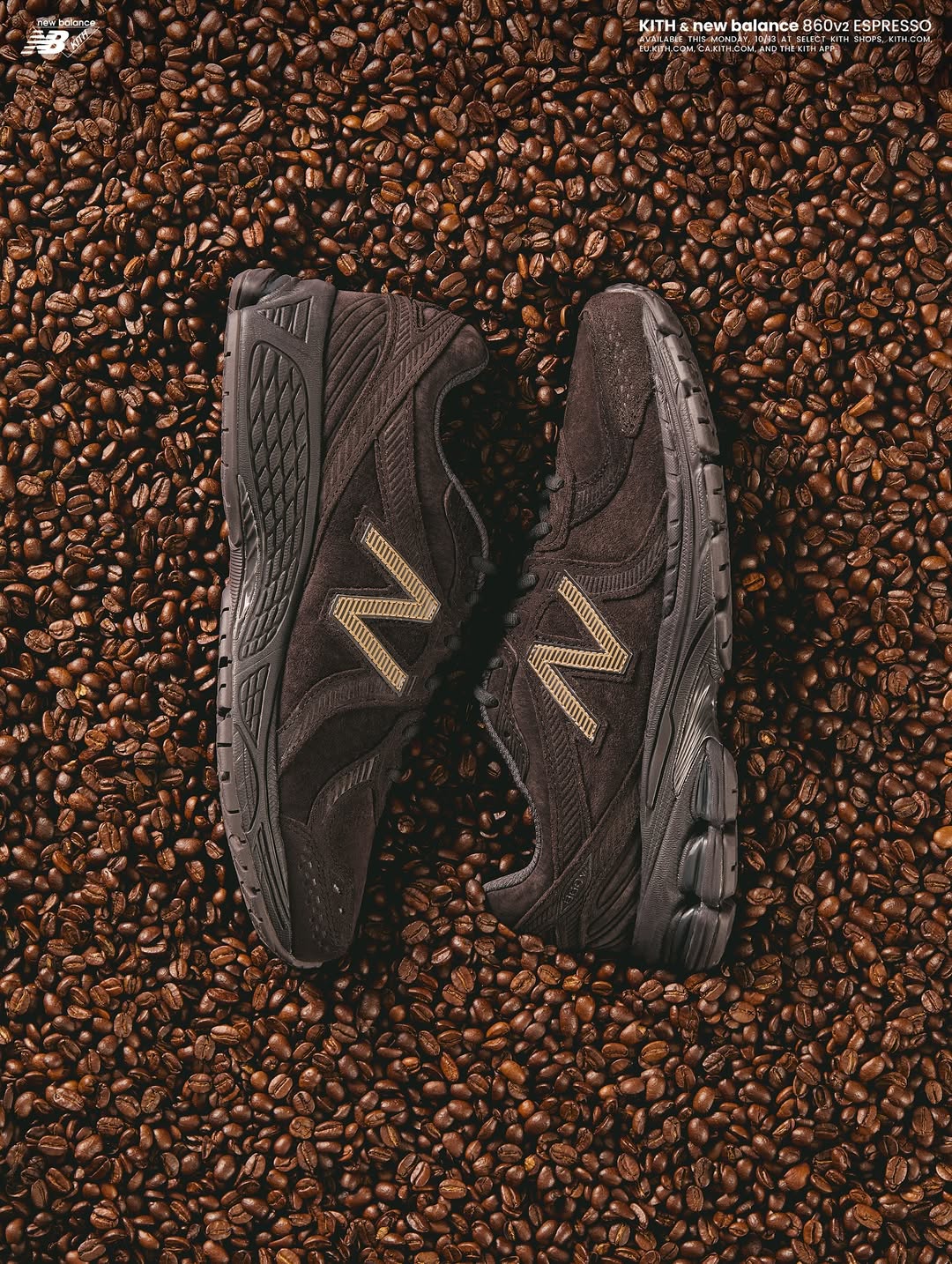 KITH × New Balance 860v2 "Espresso" が10月13日(月)発売