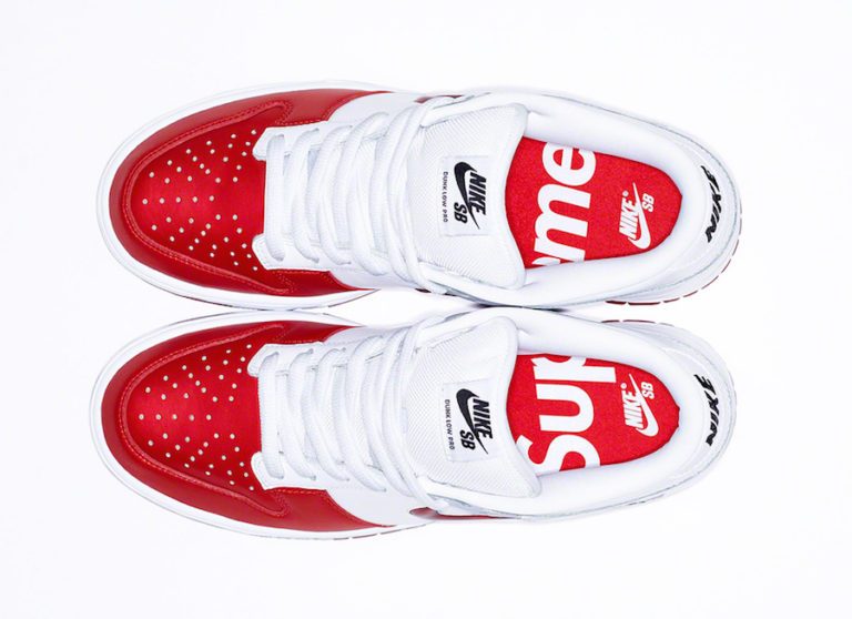 Supreme × NIKE SB の DUK LOW "Varsity Red/White" が発売