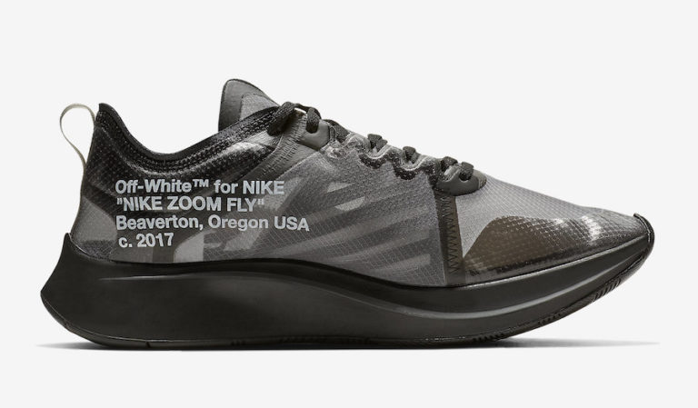 Off-White™ × NIKE の ZOOM FLY “Black” が発売