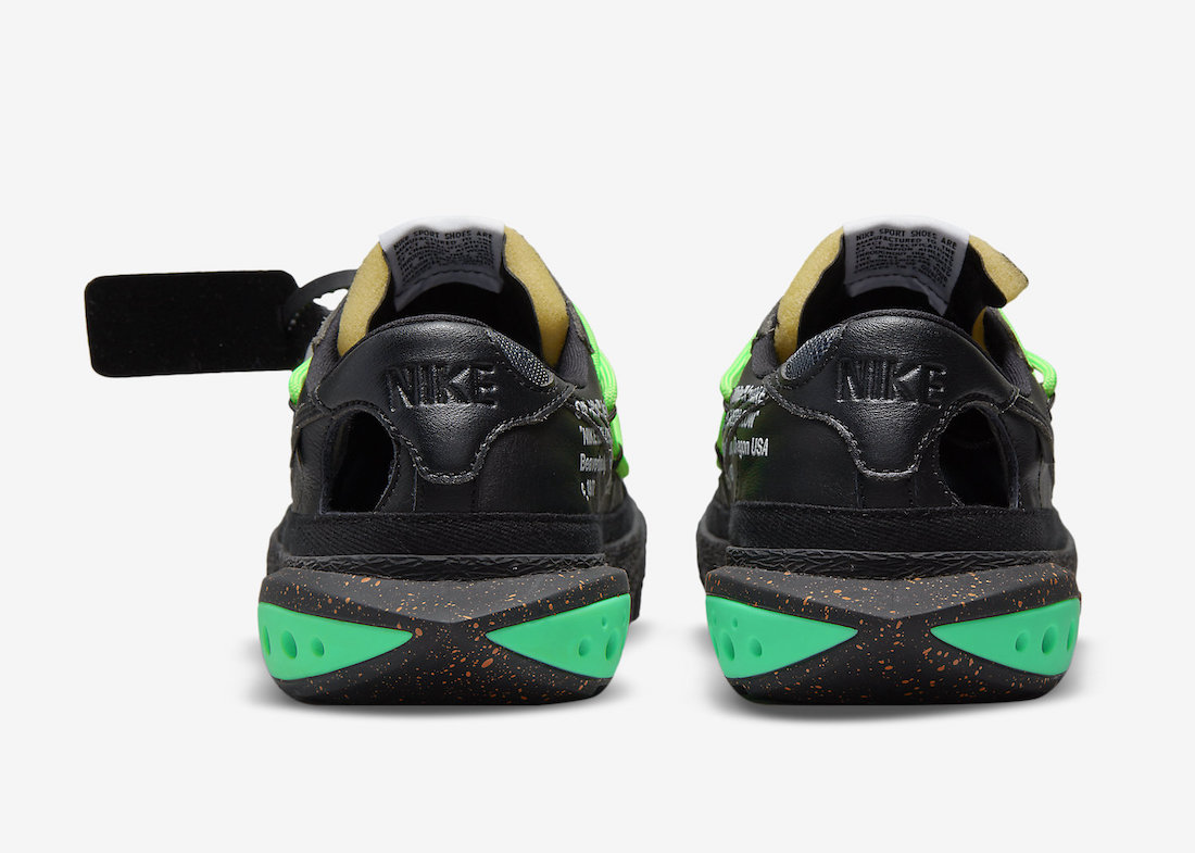 Off-White™ × NIKE の BLAZER LOW “Black/Electro Green” が発売
