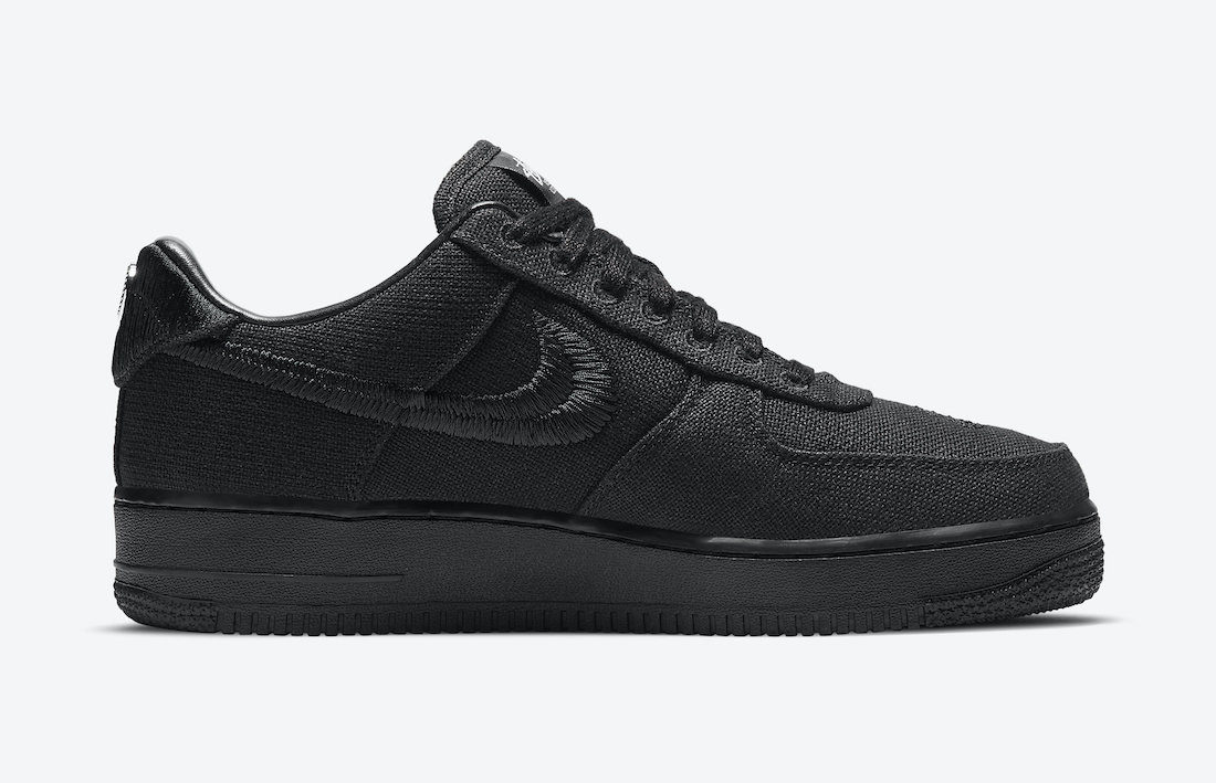 Stüssy × NIKE AIR FORCE 1 LOW "Triple Black" が発売