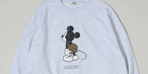 PUBLUX × Mickey Mouse の Graphic Sweat が発売