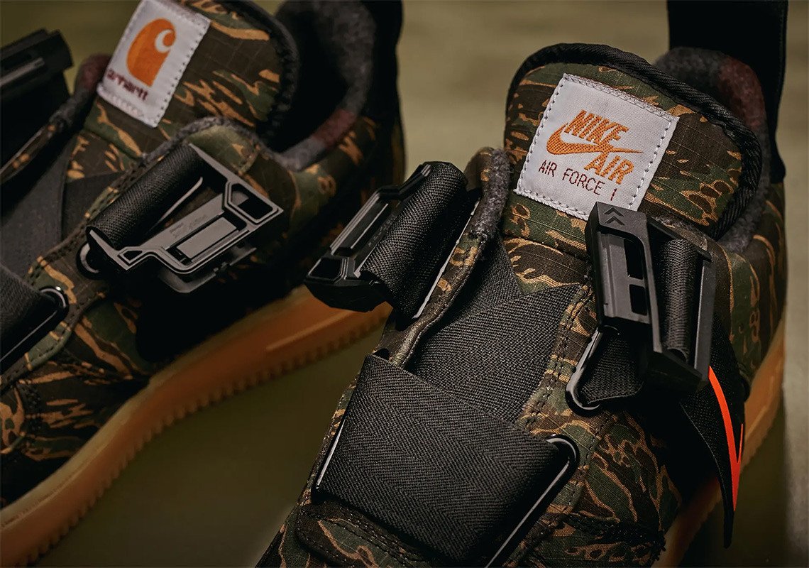 Carhartt WIP x NIKE の AIR FORCE 1 UTILITY LOW "Camo" が発売