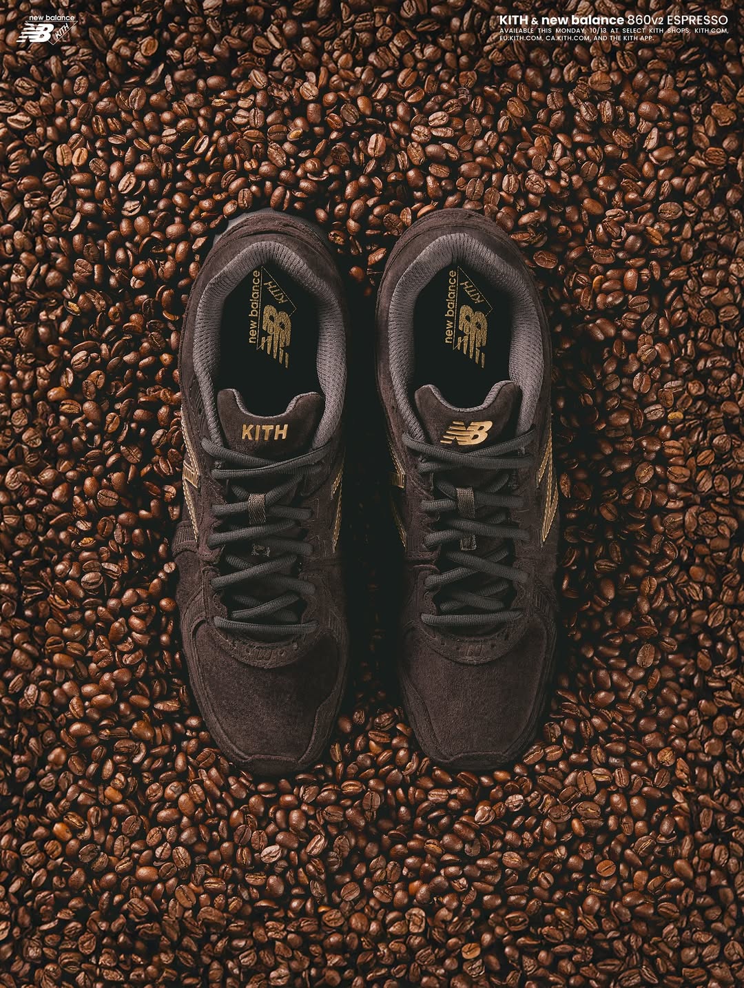 KITH × New Balance 860v2 "Espresso" が10月13日(月)発売