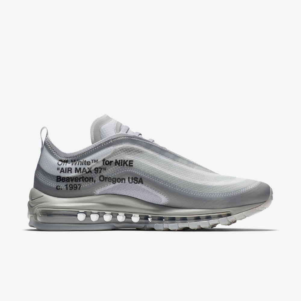 Off-White™ × NIKE の AIR MAX 97 “Grey” が発売