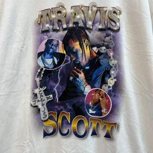 Travis Scott のラップTシャツが発売