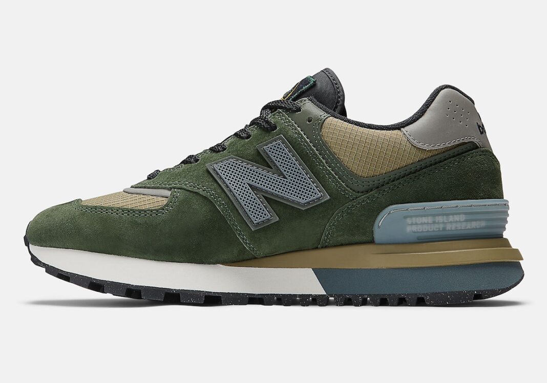 Stone Island × New Balance の 574 Legacy “Dark Green” が発売