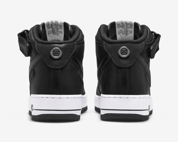 Stüssy × NIKE の AIR FORCE 1 MID “Black” が発売