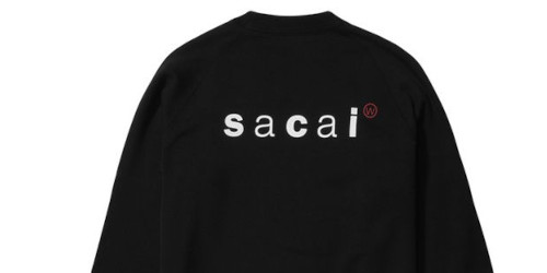 WTAPS × sacai の Print Pullover Sweater "Black" が発売