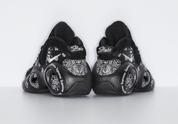 Supreme × NIKE の AIR ZOOM FLIGHT 95 SP “Black/White” が発売