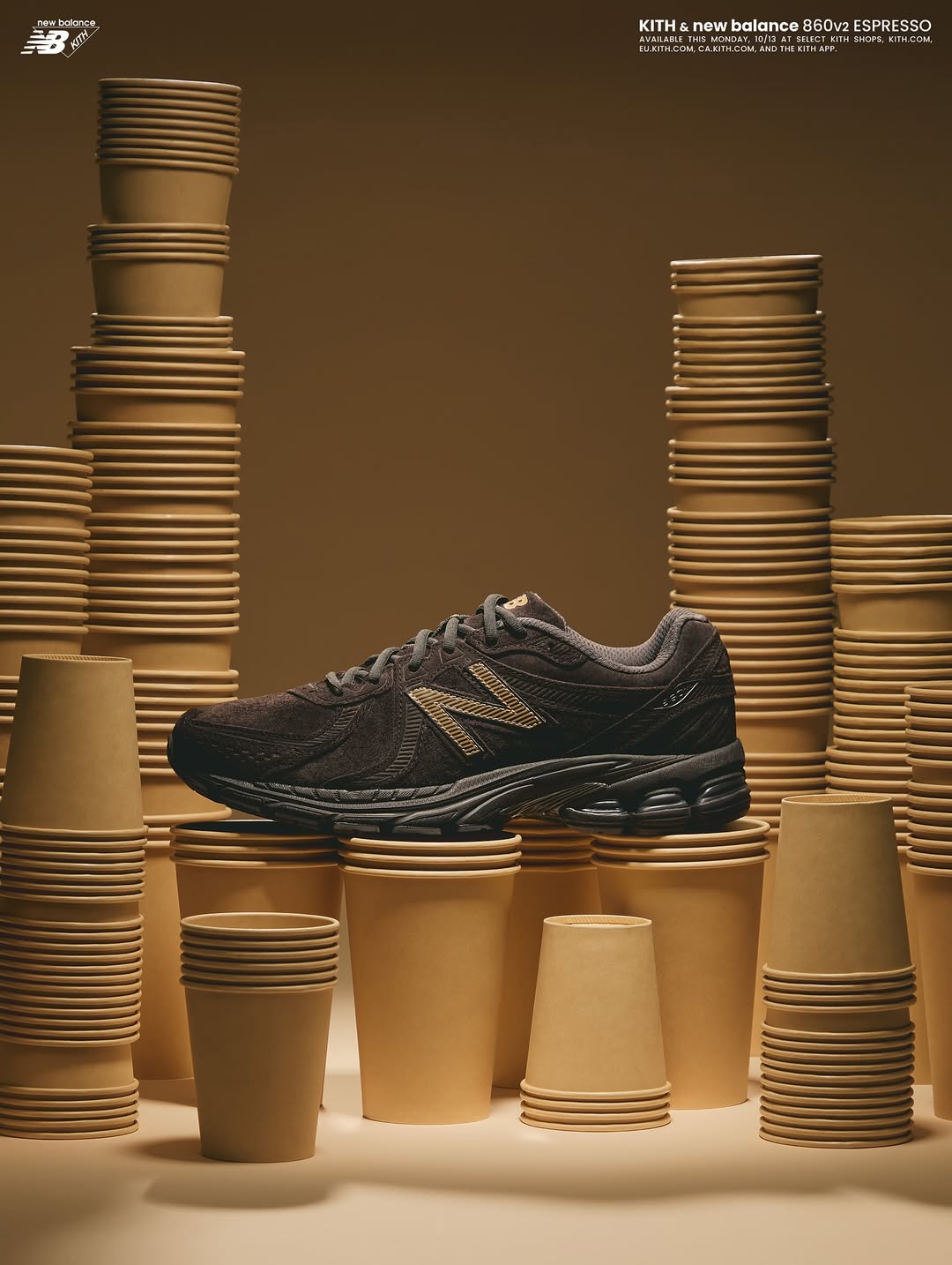 KITH × New Balance 860v2 "Espresso" が10月13日(月)発売