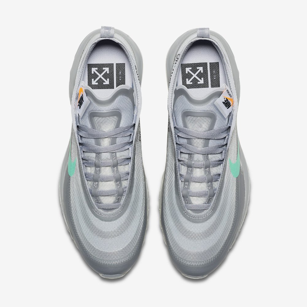 Off-White™ × NIKE の AIR MAX 97 “Grey” が発売