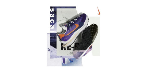 sacai × NIKE の VAPORWAFFLE “Dark Iris” が発売