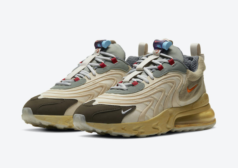 Travis Scott × NIKE の AIR MAX 270 REACT “Cactus Trails” が発売