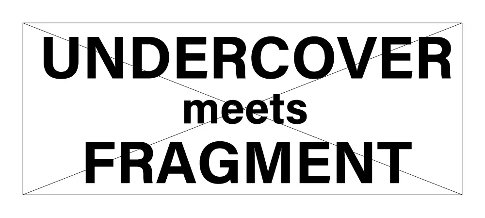 fragment design × UNDERCOVER “Undercover meets Fragment” が11月8日(土)発売