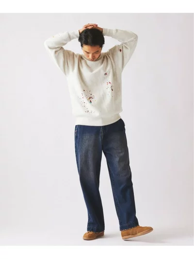 JOURNAL STANDARD relume × Champion による R.W Paint Splash Embroidery Sweat の先行予約が開始