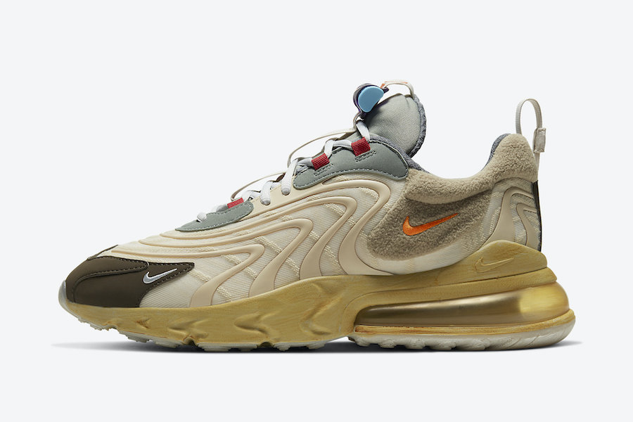 Travis Scott × NIKE の AIR MAX 270 REACT “Cactus Trails” が発売