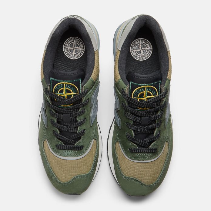 Stone Island × New Balance の 574 Legacy “Dark Green” が発売
