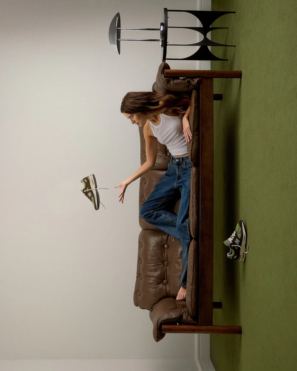 KITH × New Balance × Daniëlle Cathari の 991v2 "Reverse Matcha" が10月31日(金)発売